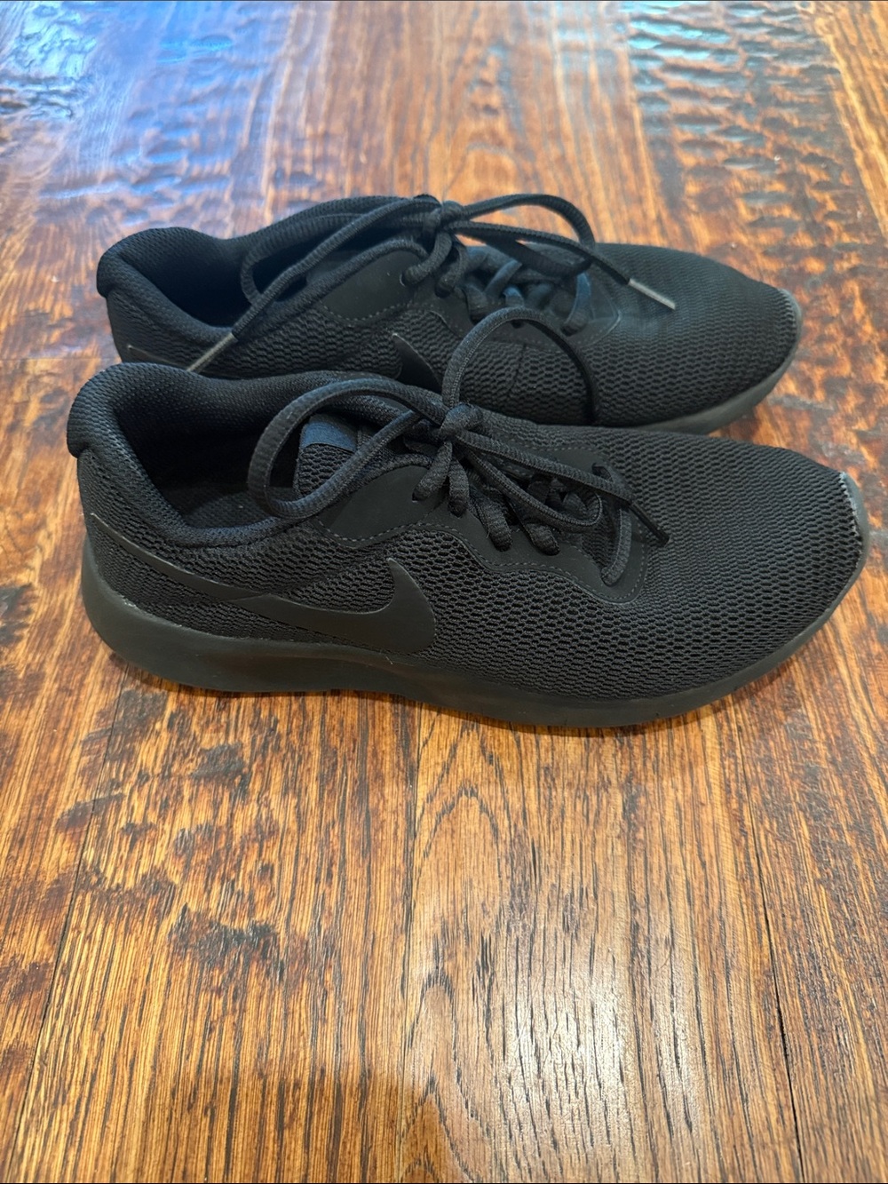 Nike Boys Black Mesh Running Sneakers